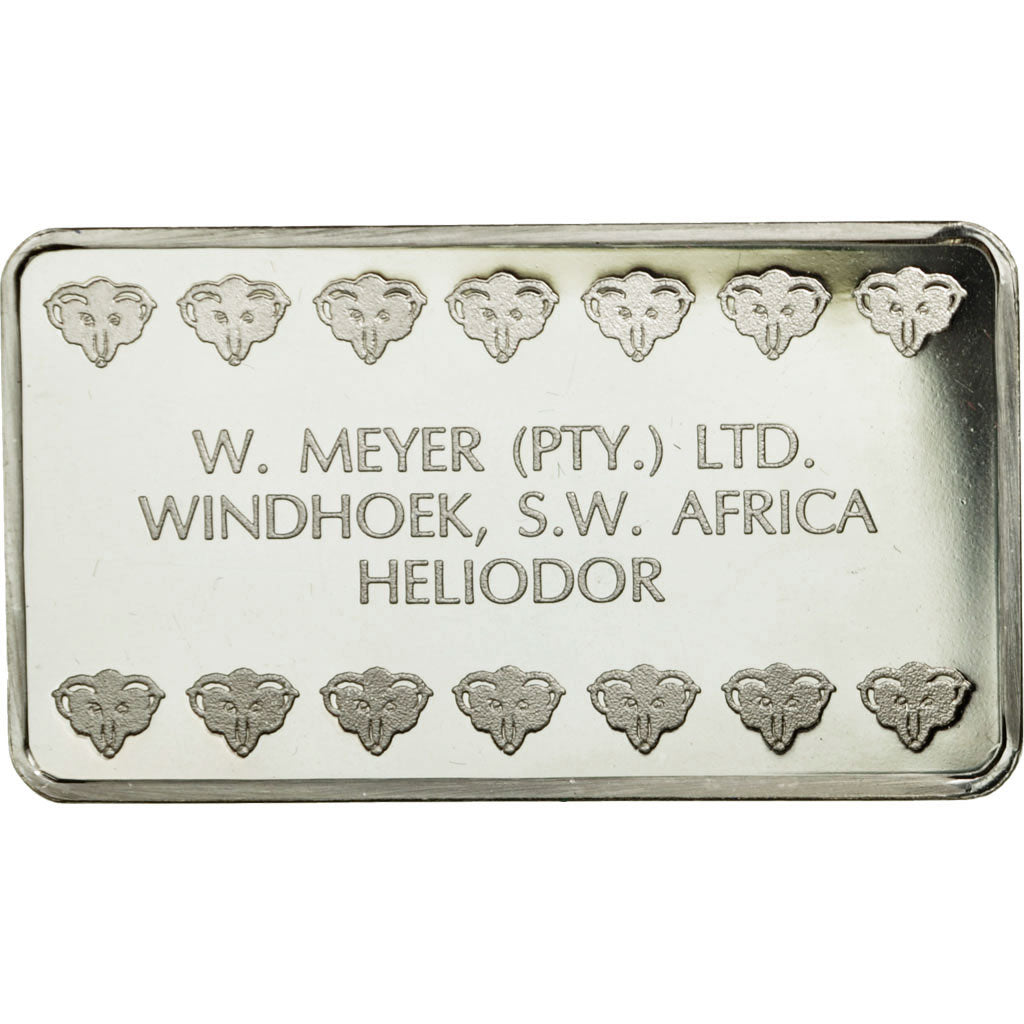 Afrique du Sud, Médaille, Lingotin, W. Meyer LTD., Heliodor, SPL+, Argent