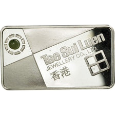 Hong Kong, Medal, Lingotin, Tse Sui Luen Jewellery CO., Jadeite, MS(64), Silver