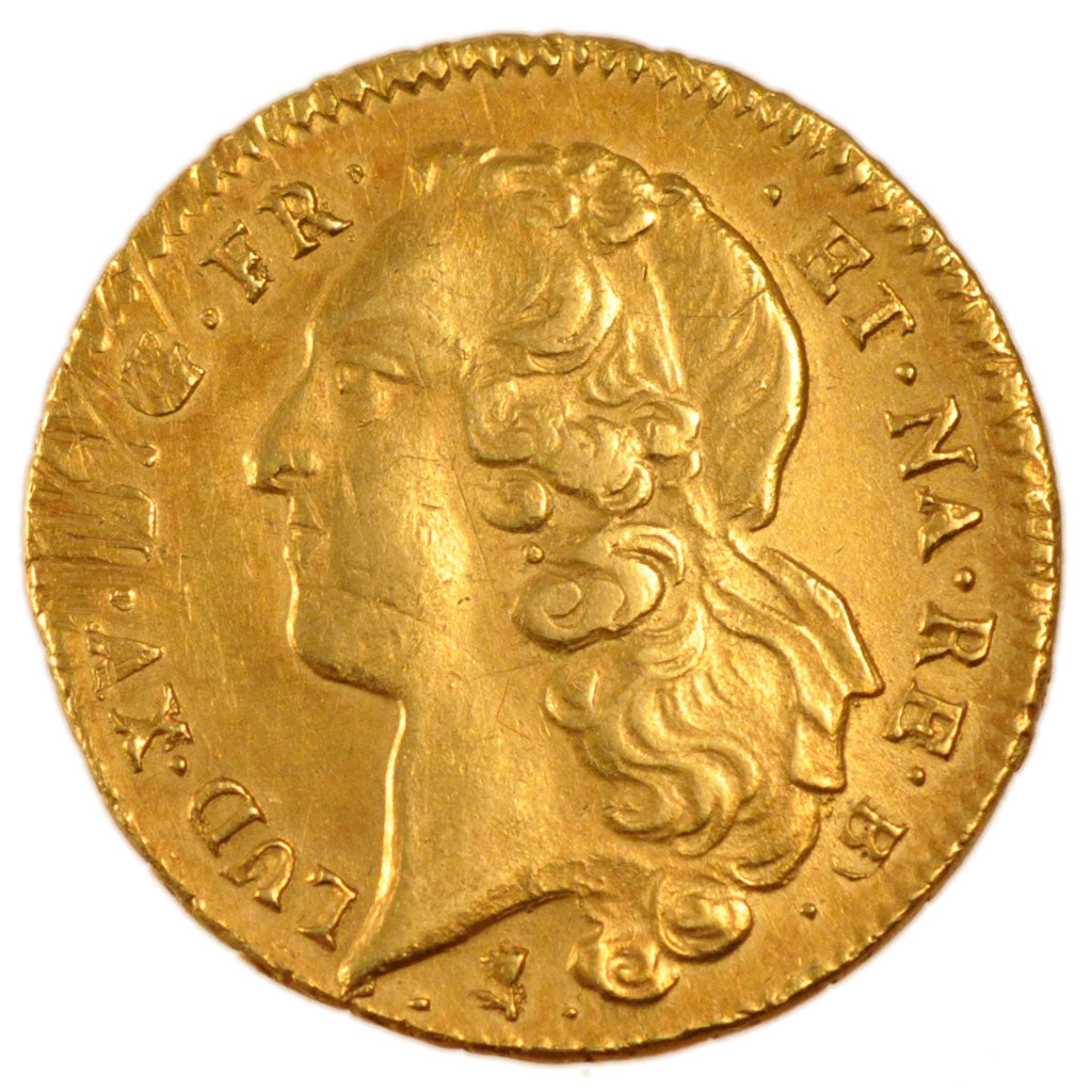 Francia, Louis XV, Double louis d'or de Béarn au bandeau, 2 Louis D'or, 1764...