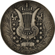 France, Medal, Prix de Musique, Kluge, MS(60-62), Silvered bronze