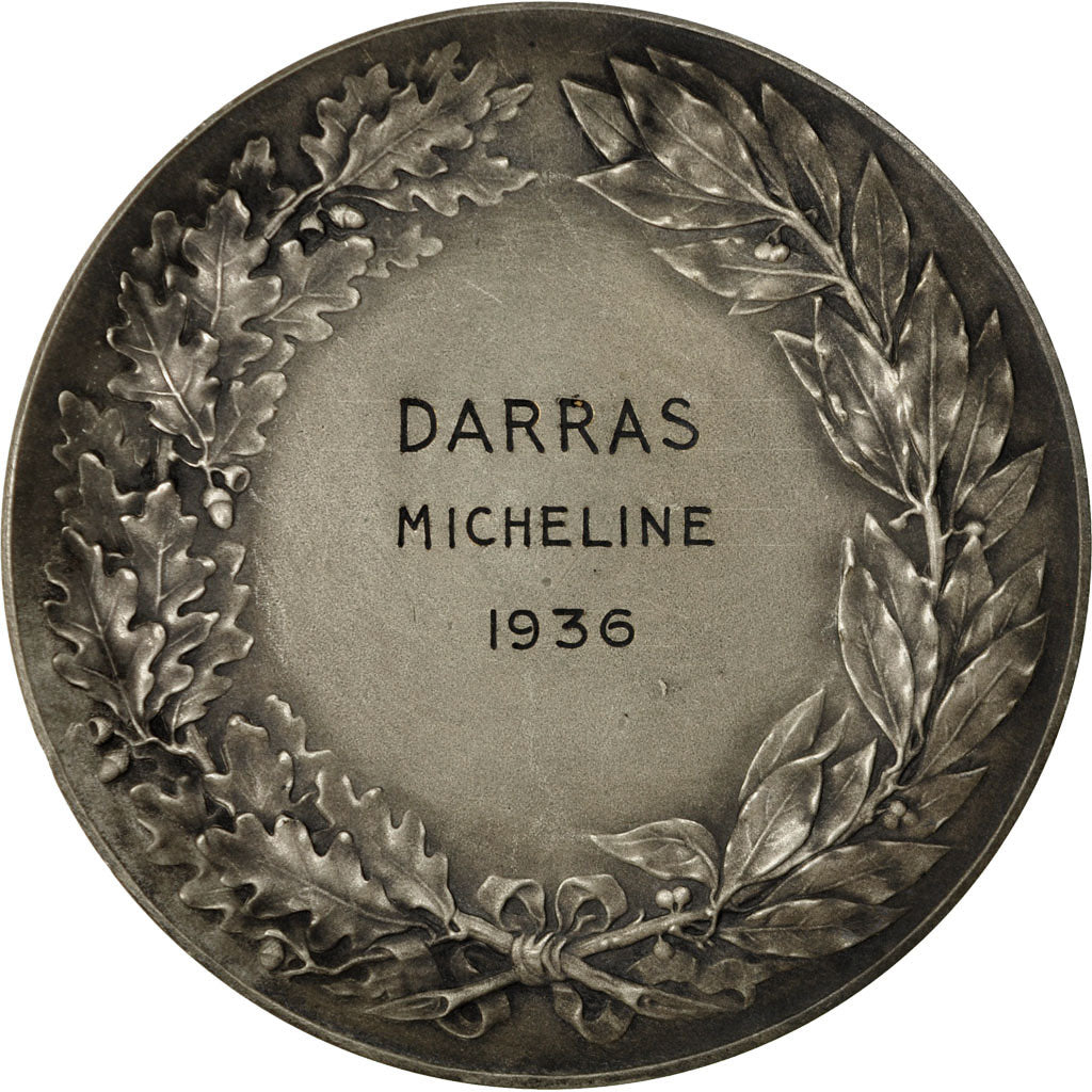 France, Medal, Prix de Musique, Kluge, MS(60-62), Silvered bronze