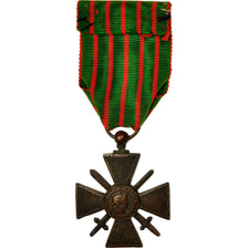 France, Croix de Guerre, Médaille, 1914-1918, Très bon état, Bronze, 37