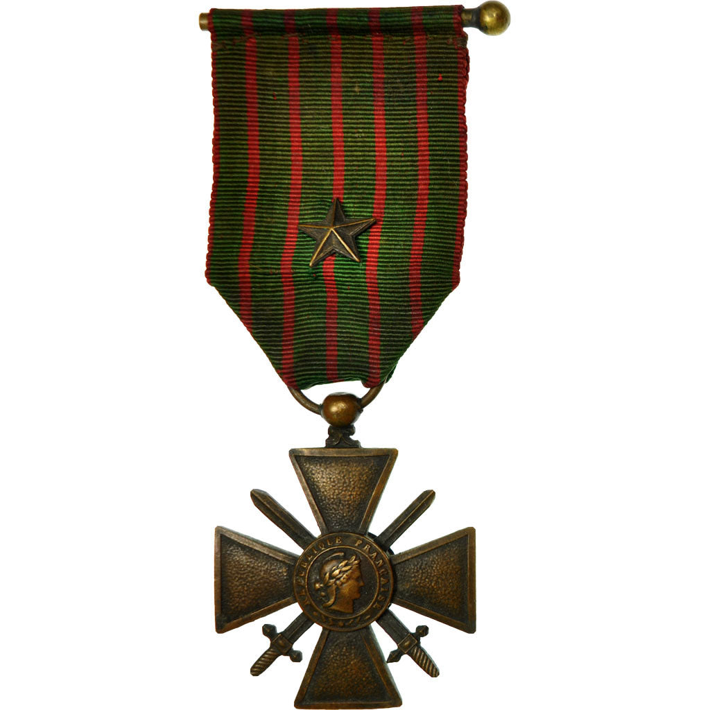 France, Croix de Guerre, Une Etoile, Medal, 1914-1915, Very Good Quality