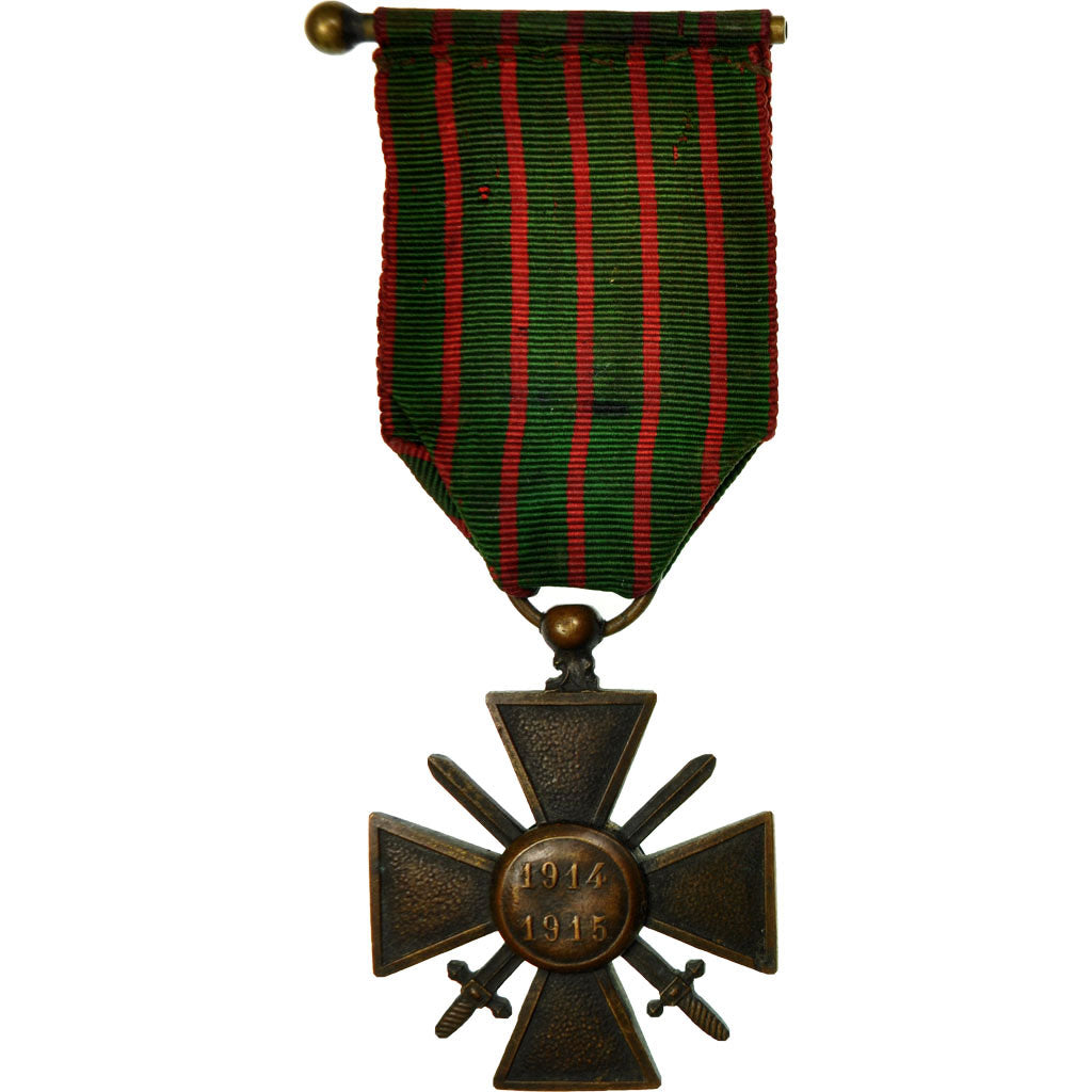 France, Croix de Guerre, Une Etoile, Medal, 1914-1915, Very Good Quality