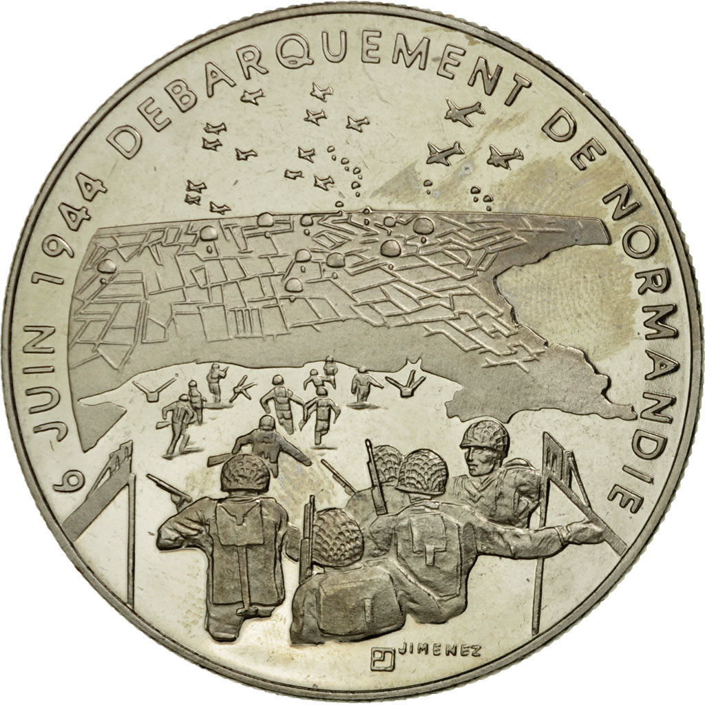 France, Médaille, 1939-1945, Débarquement de Normandie, Jimenez, FDC