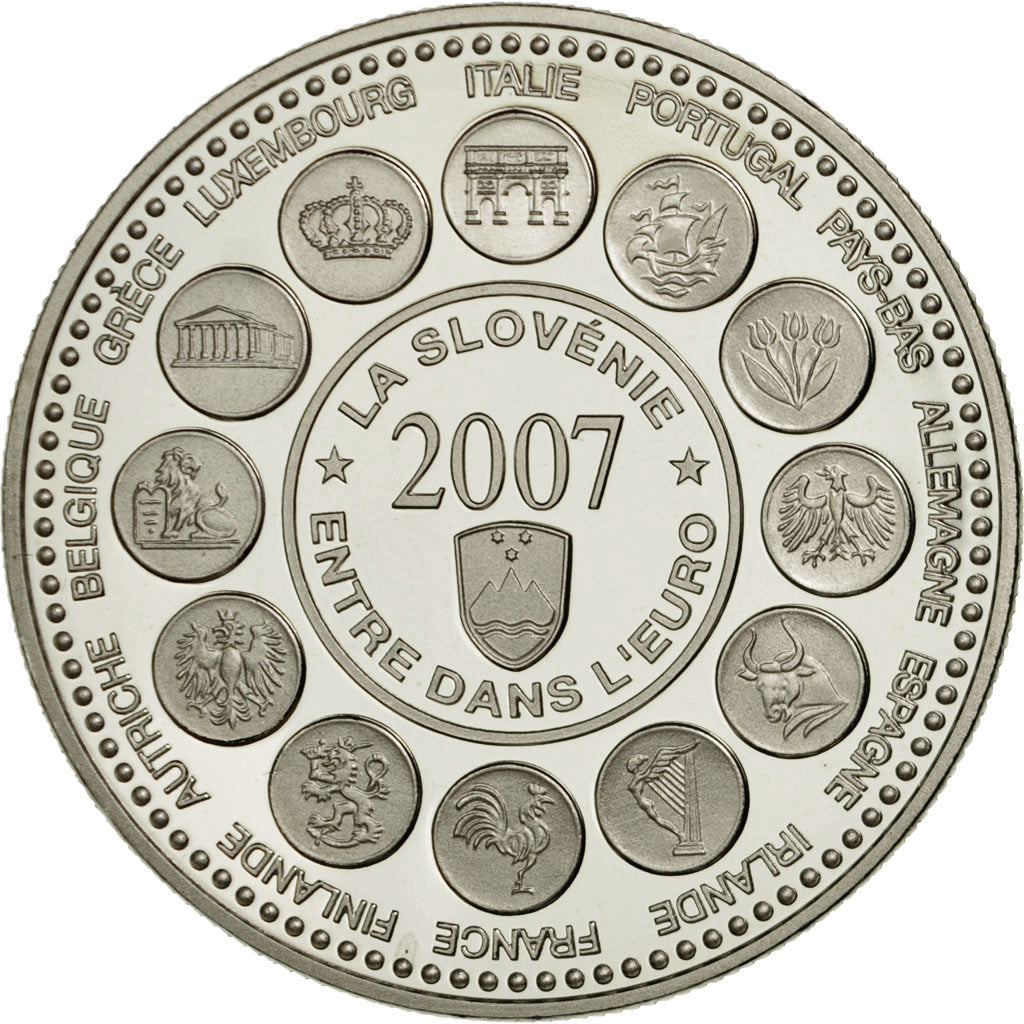 France, Médaille, L'Europe des XXVII, La Slovénie entre dans l'Euro, FDC