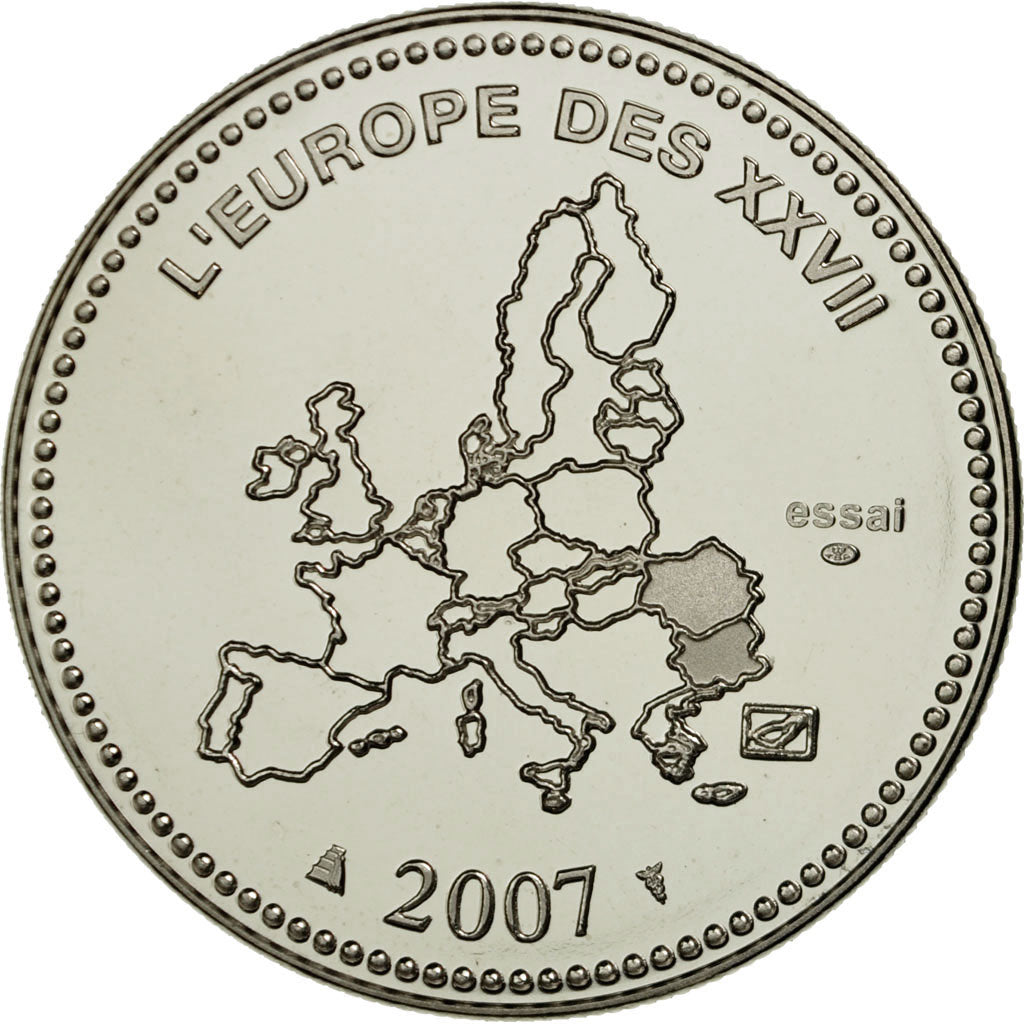 Frankreich, Medaille, L'Europe des XXVII, La Slovénie entre dans l'Euro, 2007