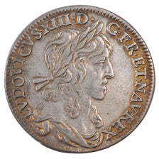 Francia, Louis XIII, 1/4 Écu 1er poinçon de Warin, buste drapé, 1/4 Ecu, 1...