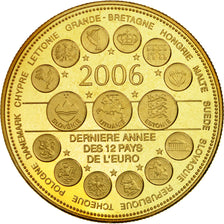 France, Médaille, L'Europe des XXV, Dernière Année des 12 Pays de l'Euro