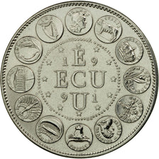 France, Médaille, Ecu Europa, Marianne, 1991, Rodier, FDC, Copper-nickel