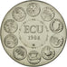 France, Medal, Ecu Europa, Europe Assise, 1984, Rodier, MS(65-70), Copper-nickel