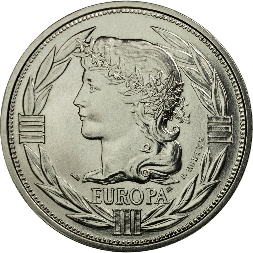 Frankrijk, Medaille, Ecu Europa, Marianne, 1989, Rodier, FDC, Copper-nickel