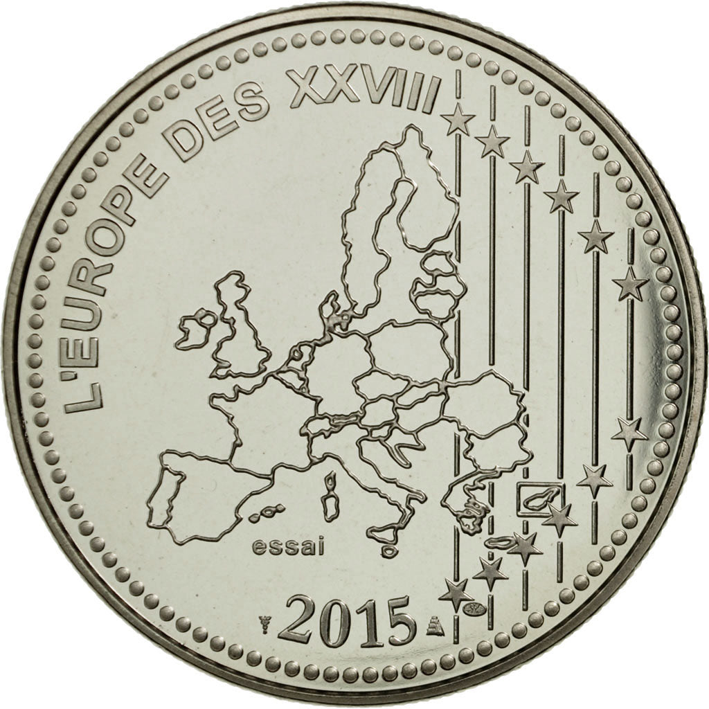 France, Medal, L'Europe des XXVIII, La Victoire de 1945, 2015, MS(65-70)