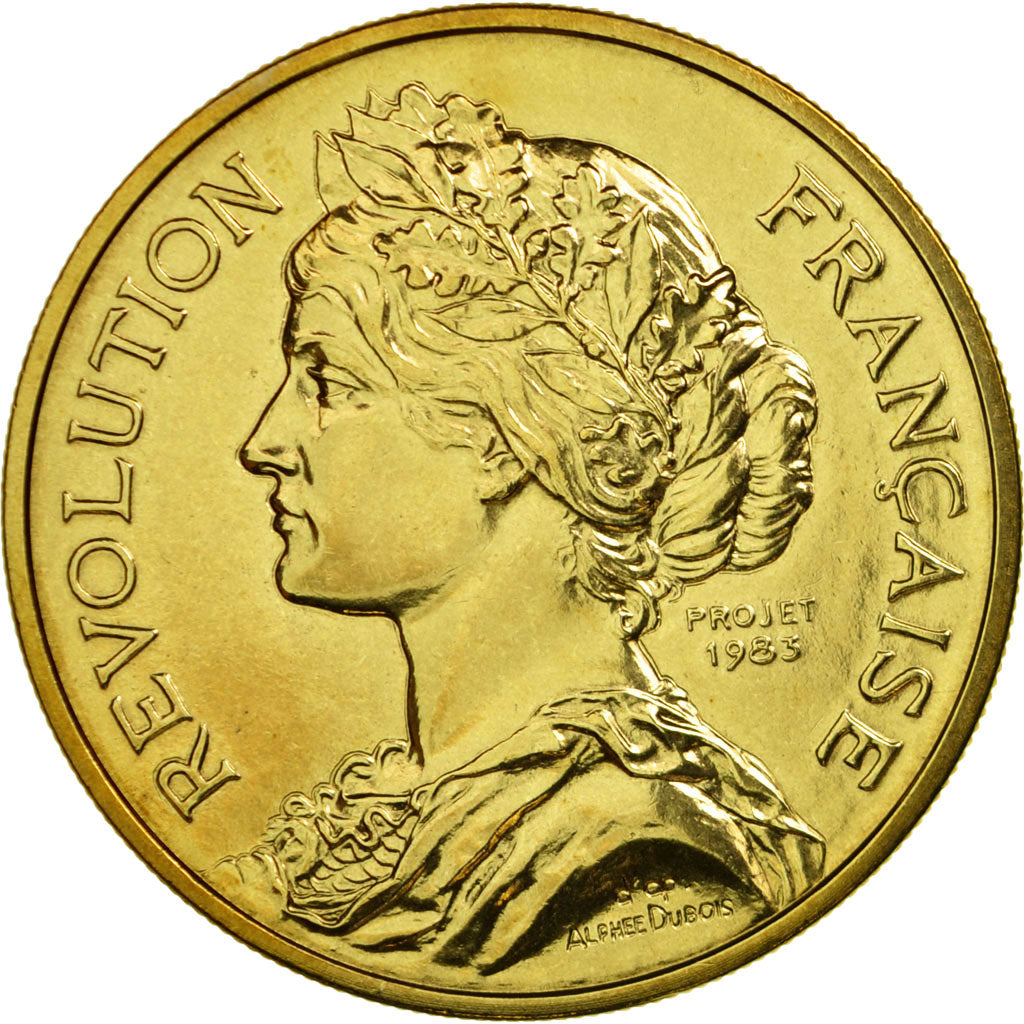 Francia, medaglia, Bicentenaire de la Prise de la Bastille, 1989, Dubois.A, FDC