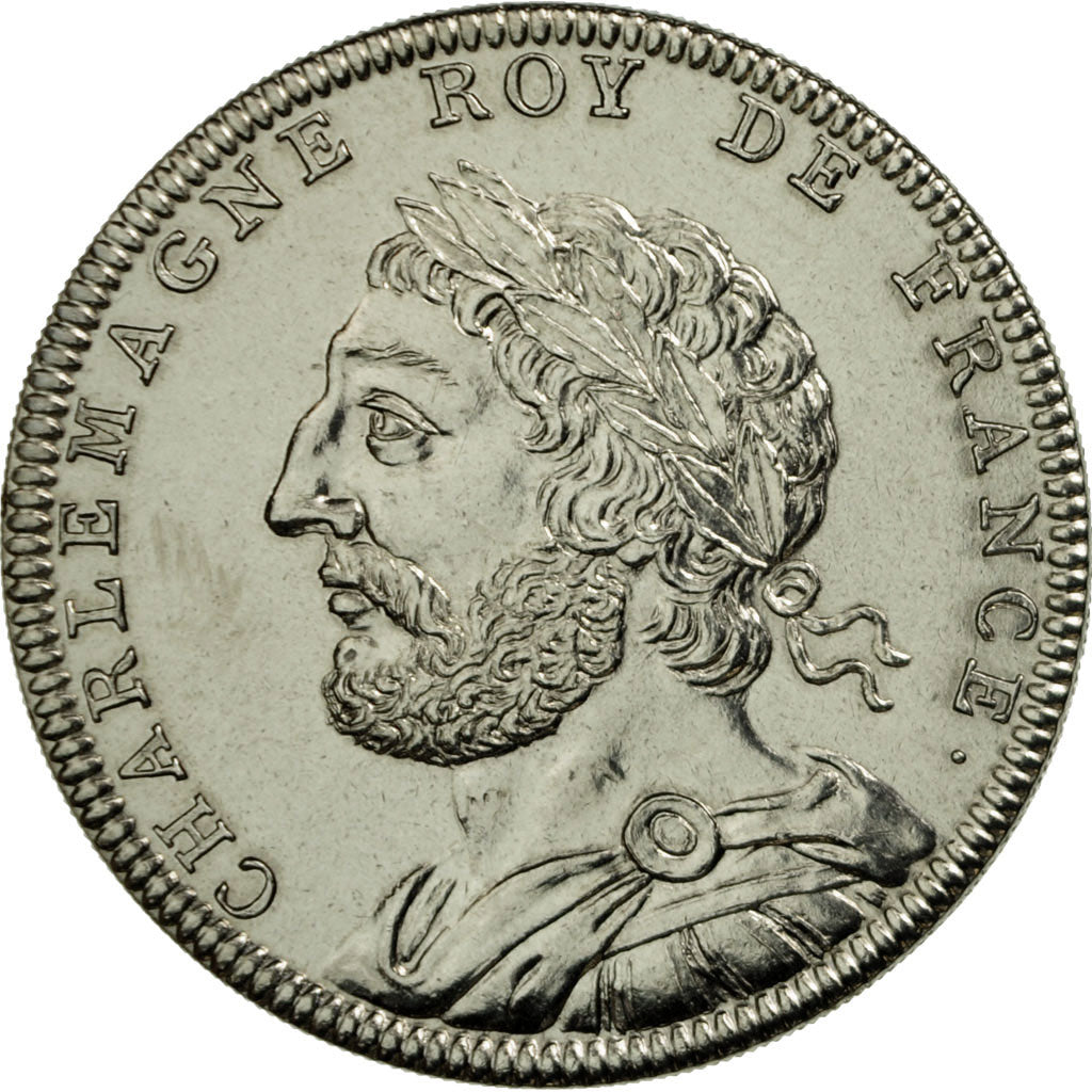 Frankrijk, Medaille, Les Rois de France, Charlemagne, FDC, Cupro-nickel