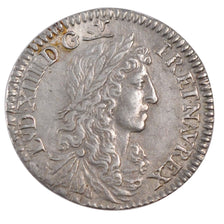 FRANCE, 1/12 Écu au buste juvénile, 1/12 ECU, 10 Sols, 1662, Paris, KM #199.1, M