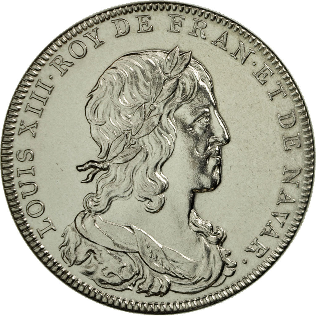 France, Medal, Les rois de France, Louis XIII, MS(65-70), Cupro-nickel