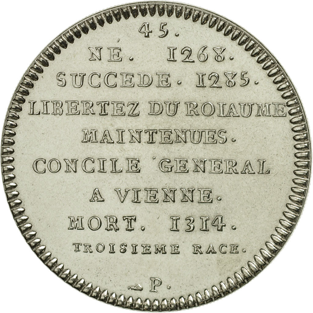 France, Médaille, Les Rois de France, Philippe IV, FDC, Cupro-nickel