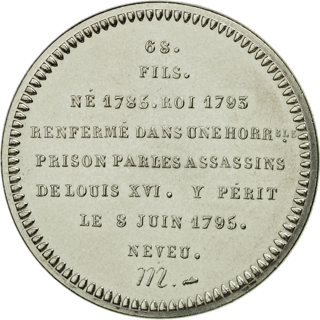 Frankreich, Medaille, Roi de France, Louis XVII, STGL, Cupro-nickel
