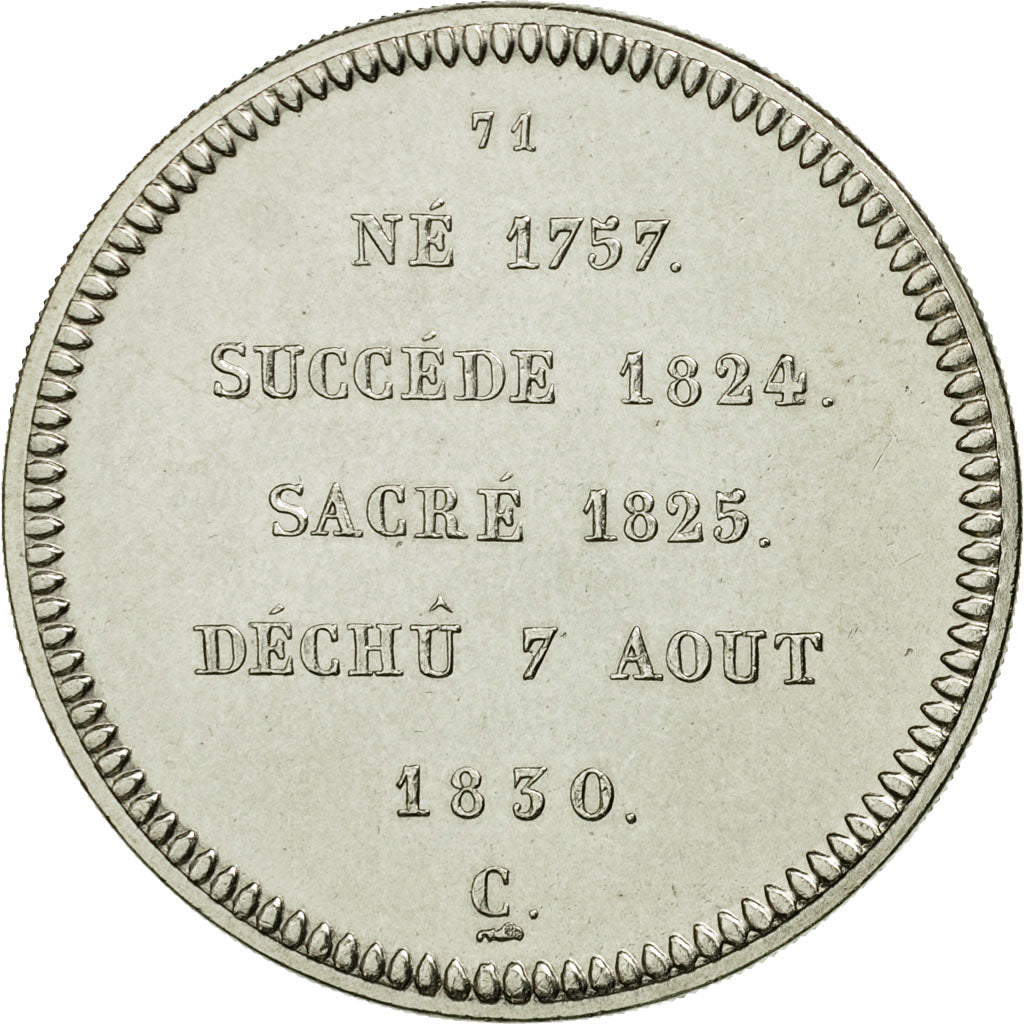 France, Médaille, Les Rois de France, Charles X, FDC, Cupro-nickel