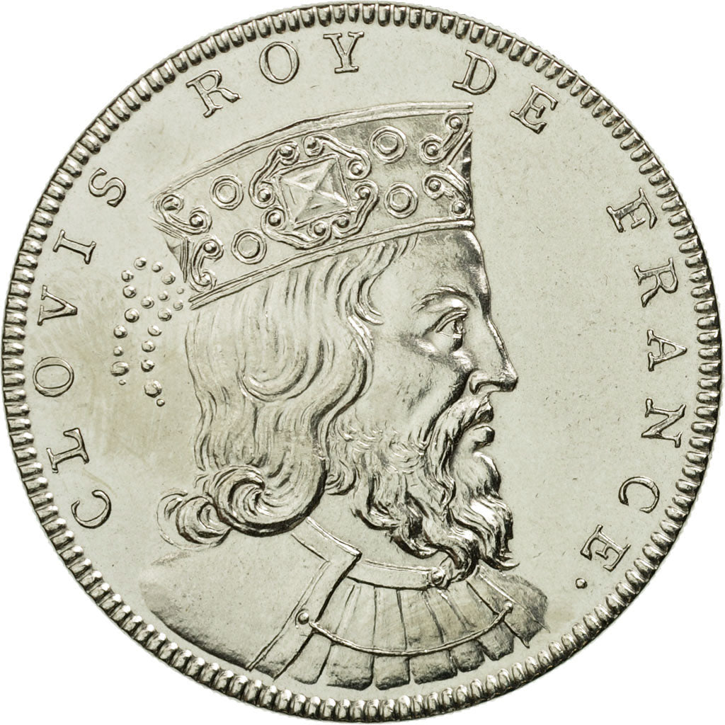 France, Médaille, Les Rois de France, Clovis, FDC, Cupro-nickel