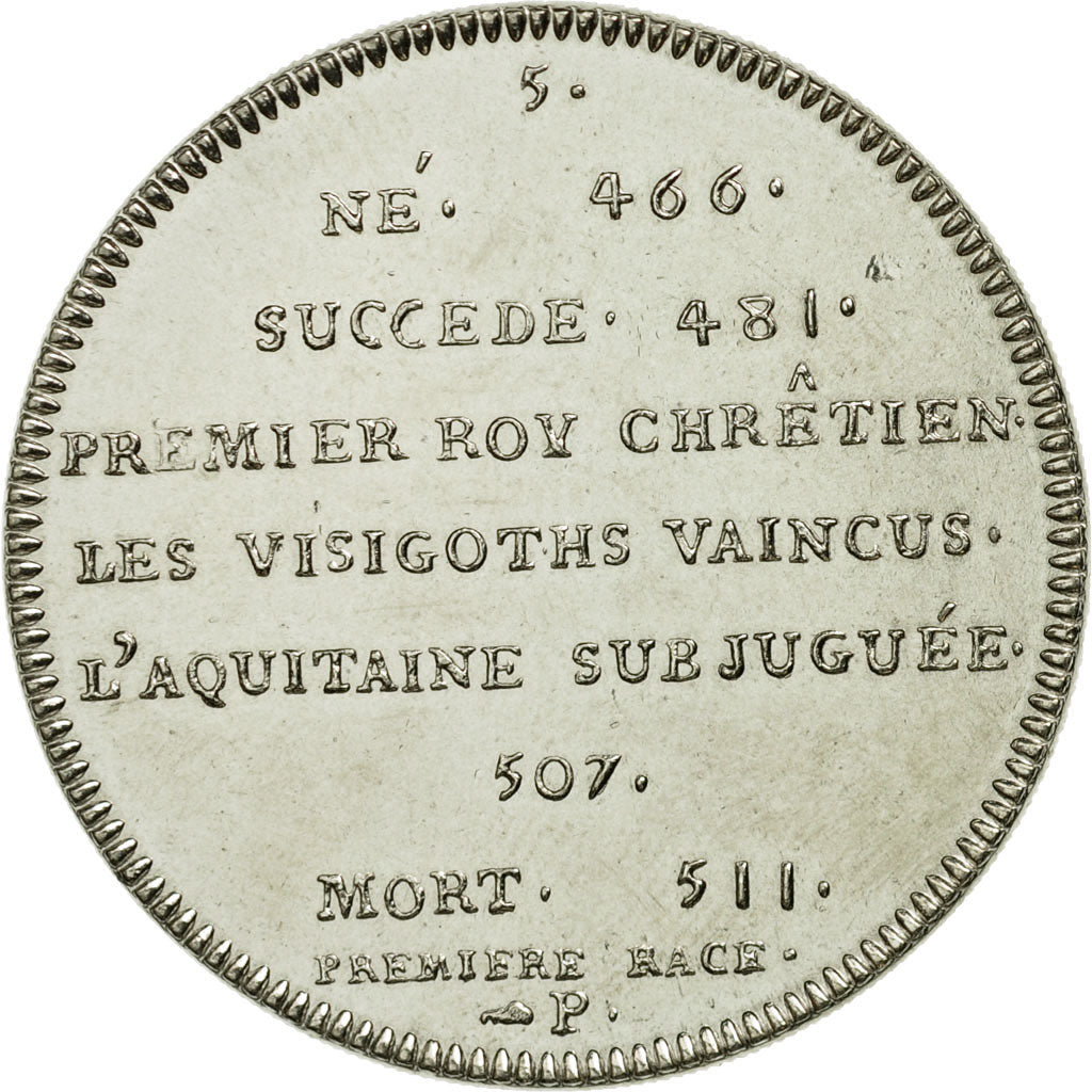 France, Médaille, Les Rois de France, Clovis, FDC, Cupro-nickel