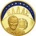 Greece, Medal, Georgios Papendreu, Ecu, 1997, MS(65-70), Copper Gilt