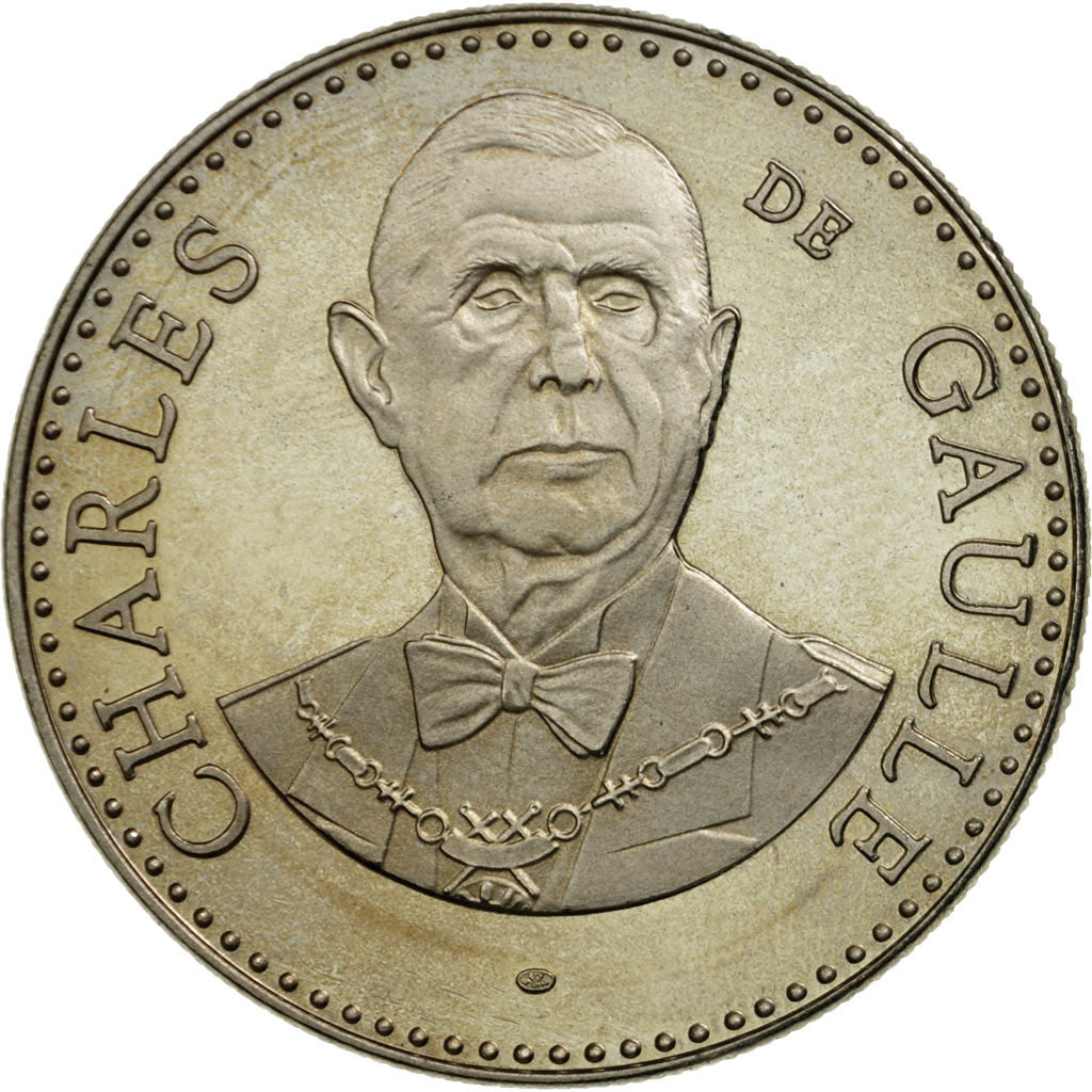 France, Medal, Vème République, Charles De Gaulle, MS(65-70), Copper-nickel