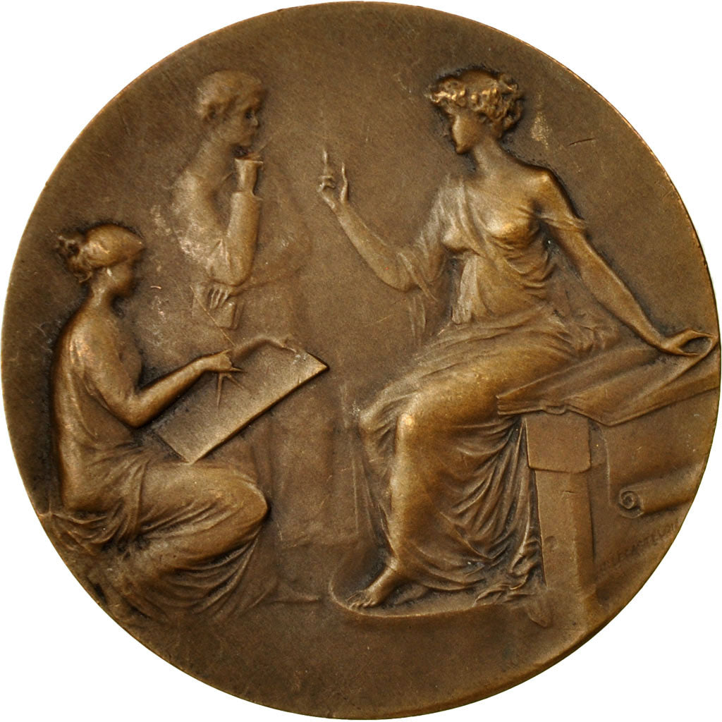 Francia, medalla, Chambre Syndicale de Menuiserie, Paris, EBC, Bronce