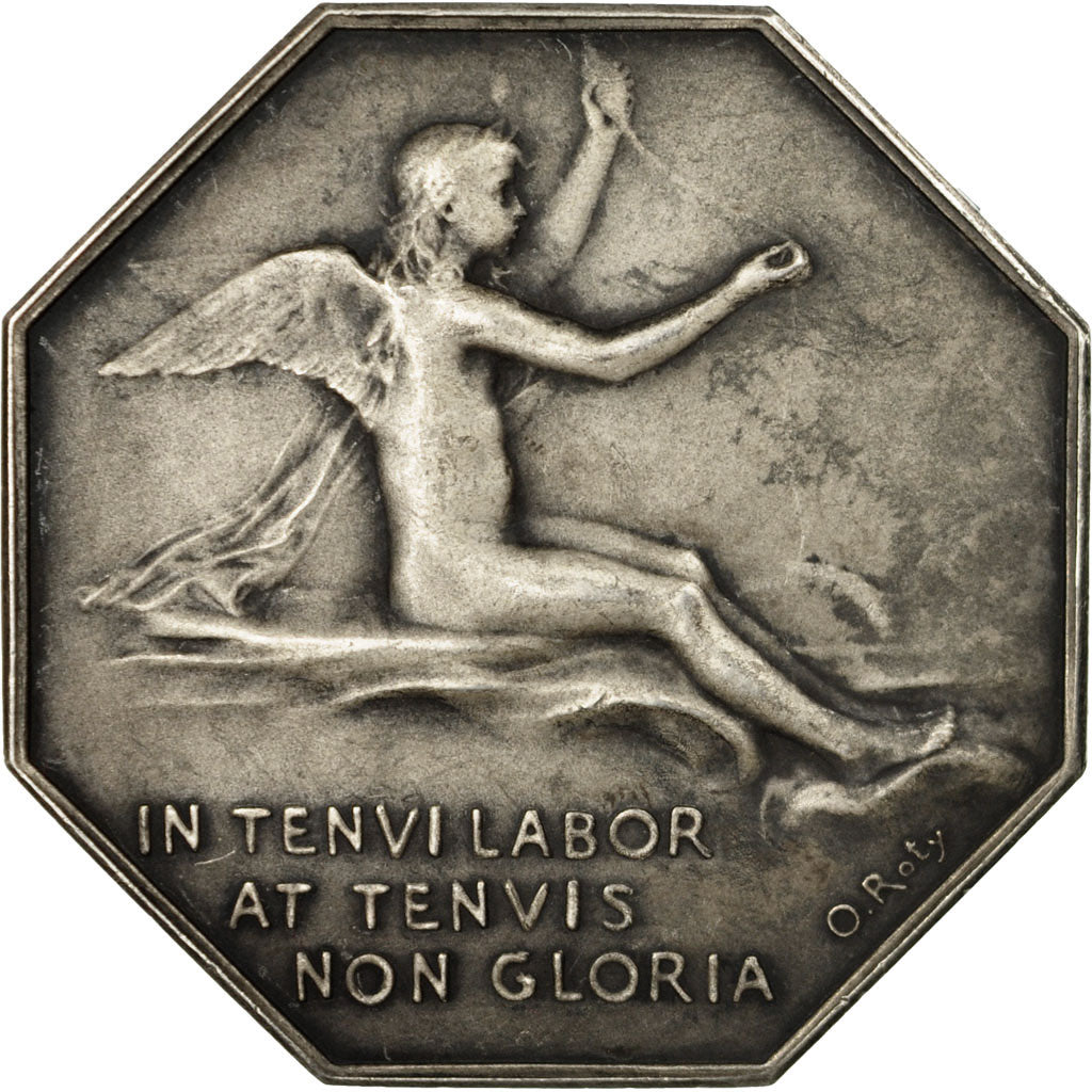 France, Token, Chambre de Commerce de Lyon, Roty, AU(55-58), Silver