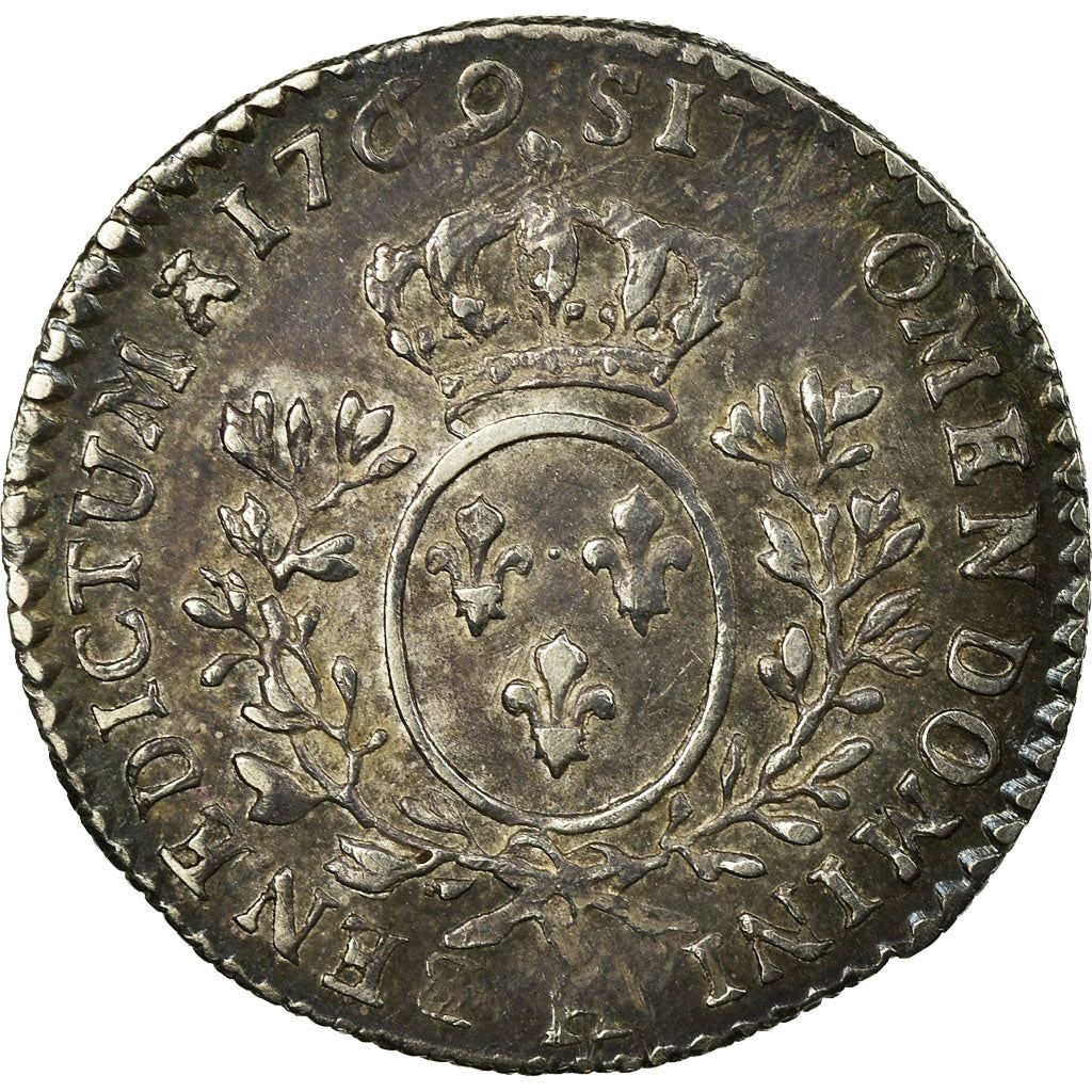 Münze, Frankreich, Louis XV, 1/10 Écu au bandeau, 12 Sols, 1/10 ECU, 1769, La