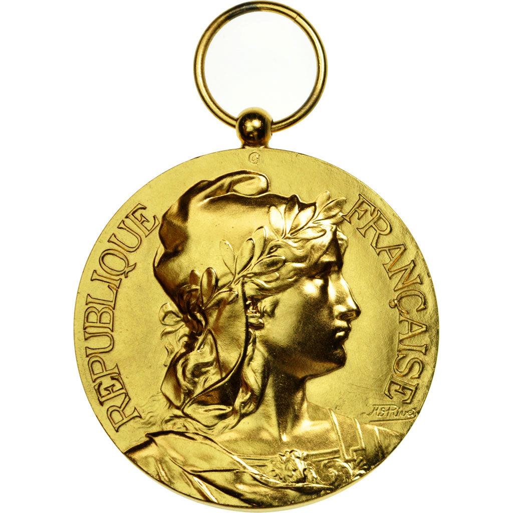 France, Medal, Société Industrielle de l'Est, Rivet, MS(64), Vermeil