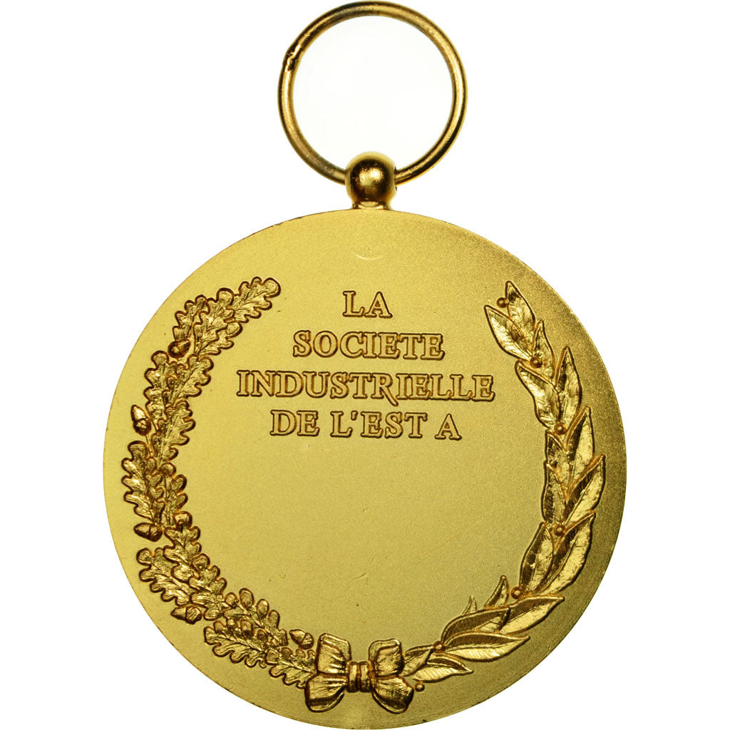 France, Medal, Société Industrielle de l'Est, Rivet, MS(64), Vermeil