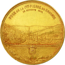 Francia, medaglia, Souvenir des Fêtes de Tarare, 1901, Micot, SPL-, Bronzo