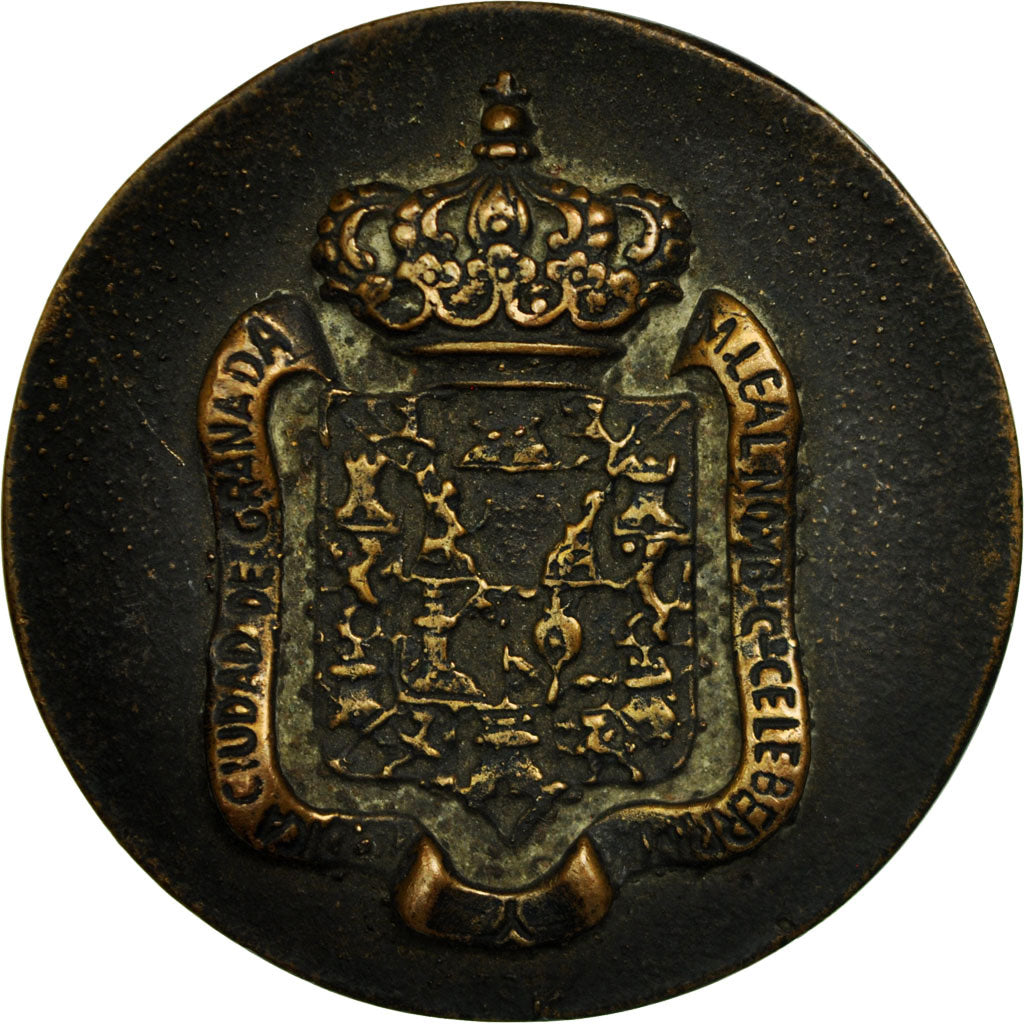 Spain, Medal, Mairie de Granada, EF(40-45), Bronze