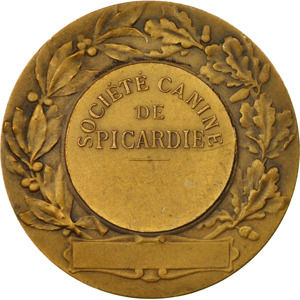 France, Medal, Société Canine de Picardie, Erdmann, AU(55-58), Bronze