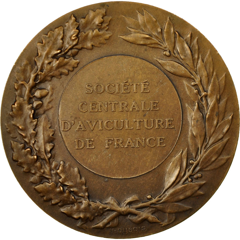 France, Medal, Société Centrale d'Aviculture de France, Fraisse, AU(55-58)