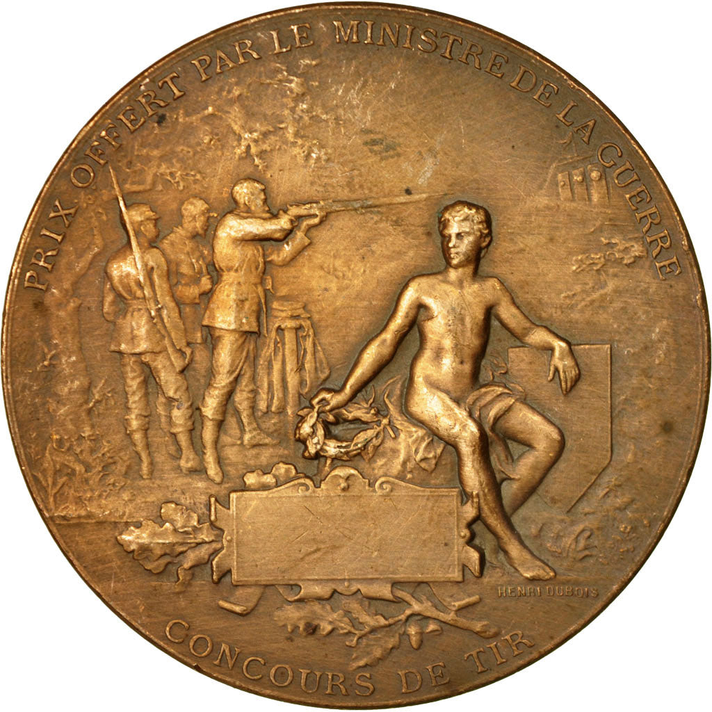 Francia, medaglia, Ministère de la Guerre, Concours de Tir, Dubois.H, SPL-