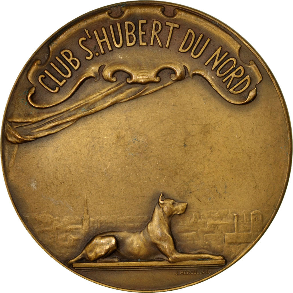 France, Médaille, Chasse, Club Saint Hubert du Nord, Merculiano, SUP, Bronze