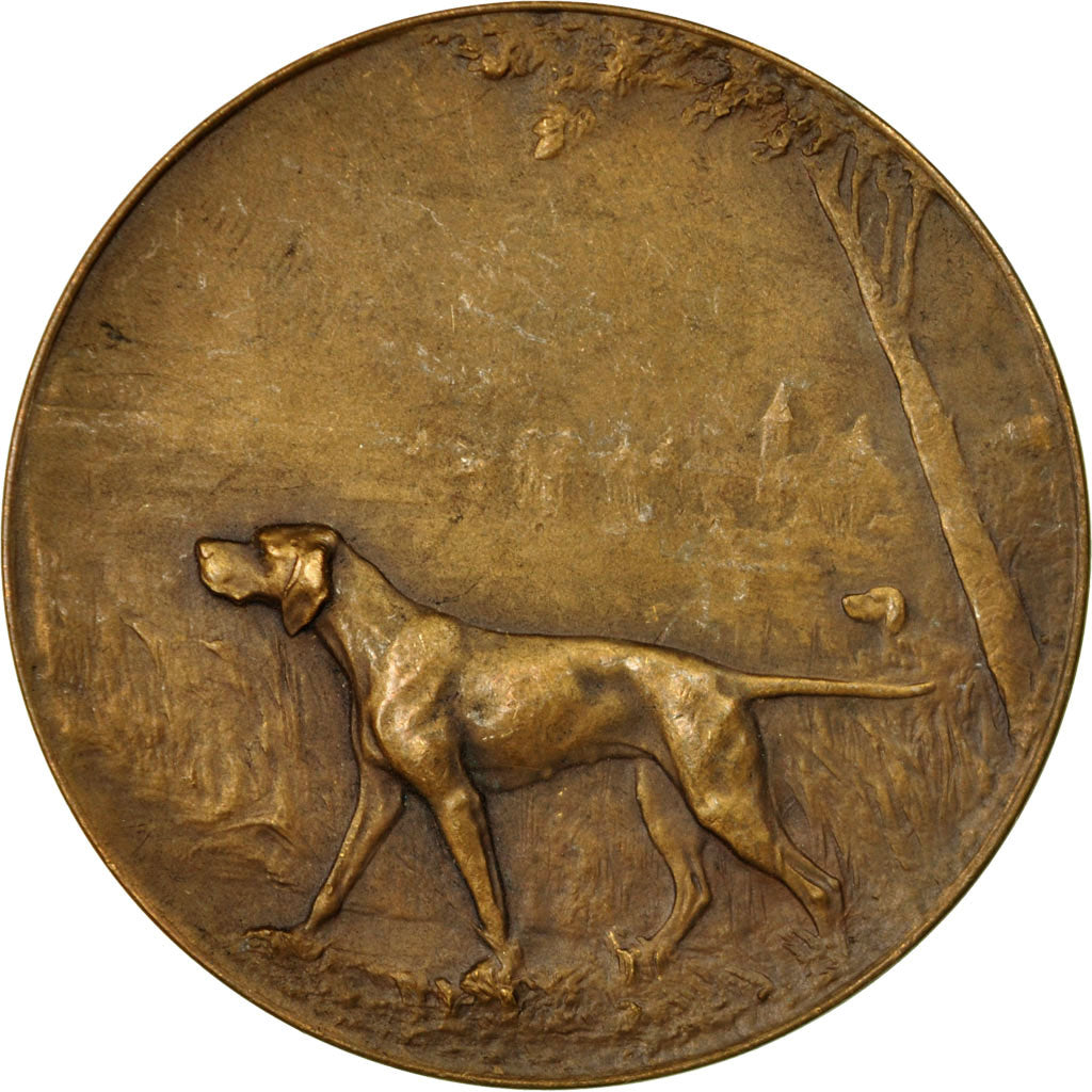 France, Medal, Chasse, Club Saint Hubert du Nord, Merculiano, AU(50-53), Bronze