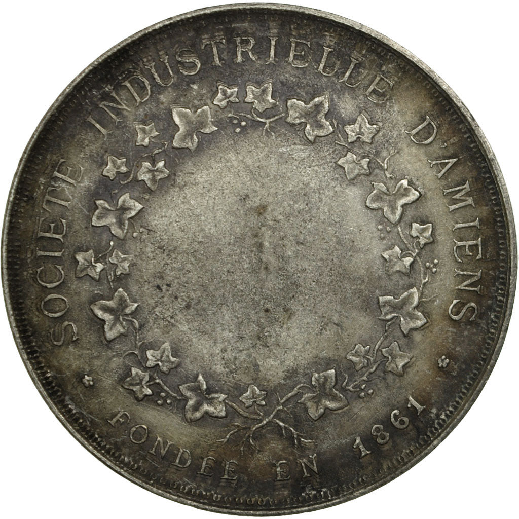 France, Medal, Société Industrielle d'Amiens, AU(50-53), Silver
