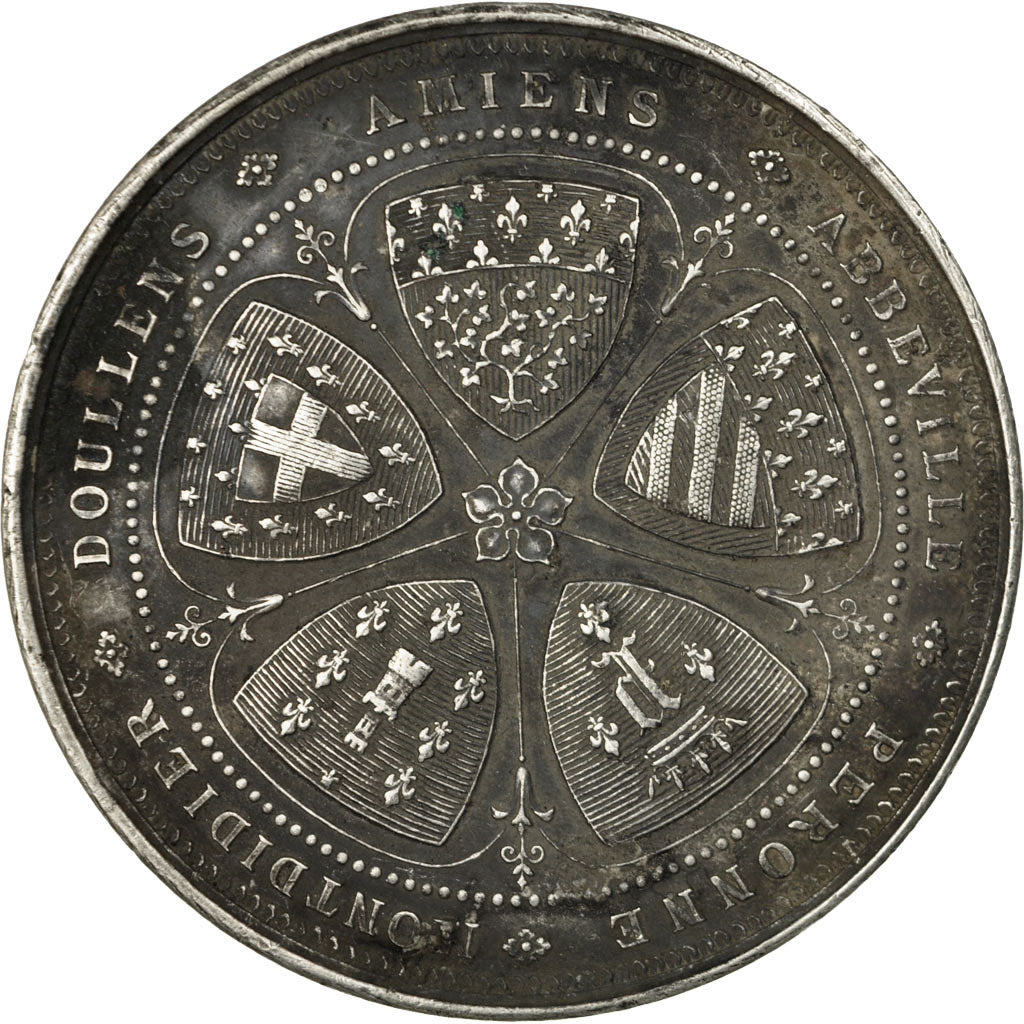 France, Médaille, Société Industrielle d'Amiens, TTB, Argent