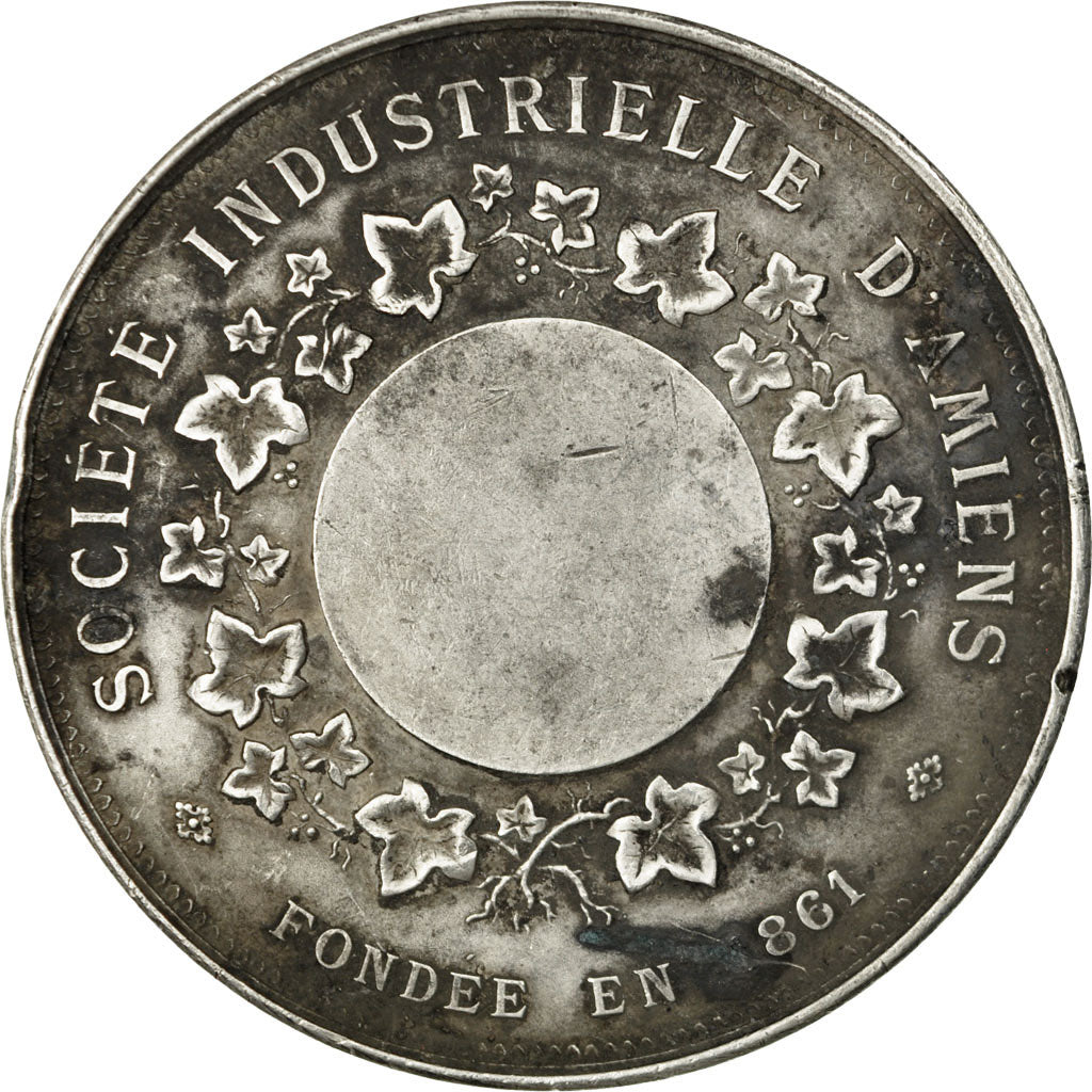France, Médaille, Société Industrielle d'Amiens, TTB, Argent