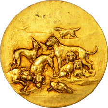 France, Médaille, Société Canine de Picardie, Erdmann, SUP, Gilt Bronze