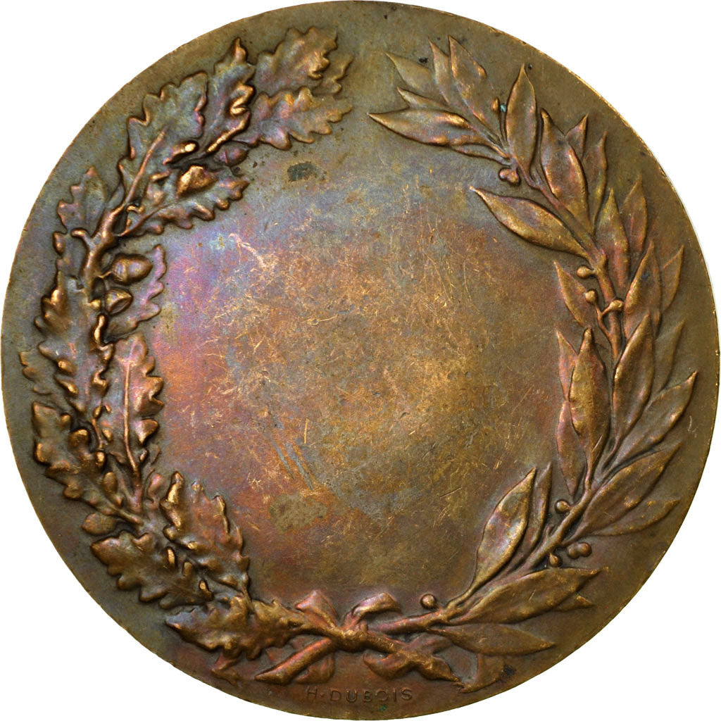 Francia, medalla, Marianne, République Française, Dupuis.D, MBC, Bronce