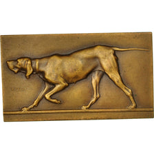 Francia, medaglia, Société Canine, Chiens d'Arrêt, Aumale, 1933, V. Peter