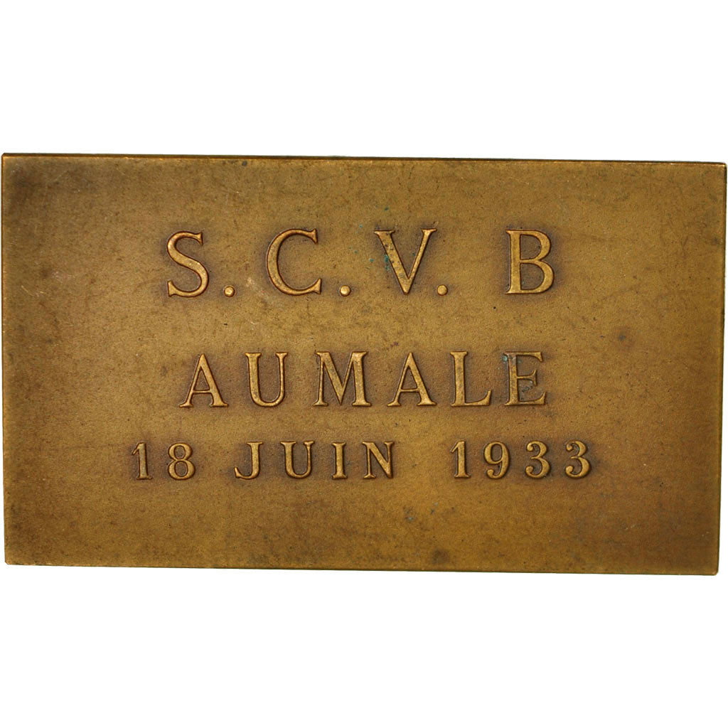 Francia, medaglia, Société Canine, Chiens d'Arrêt, Aumale, 1933, V. Peter