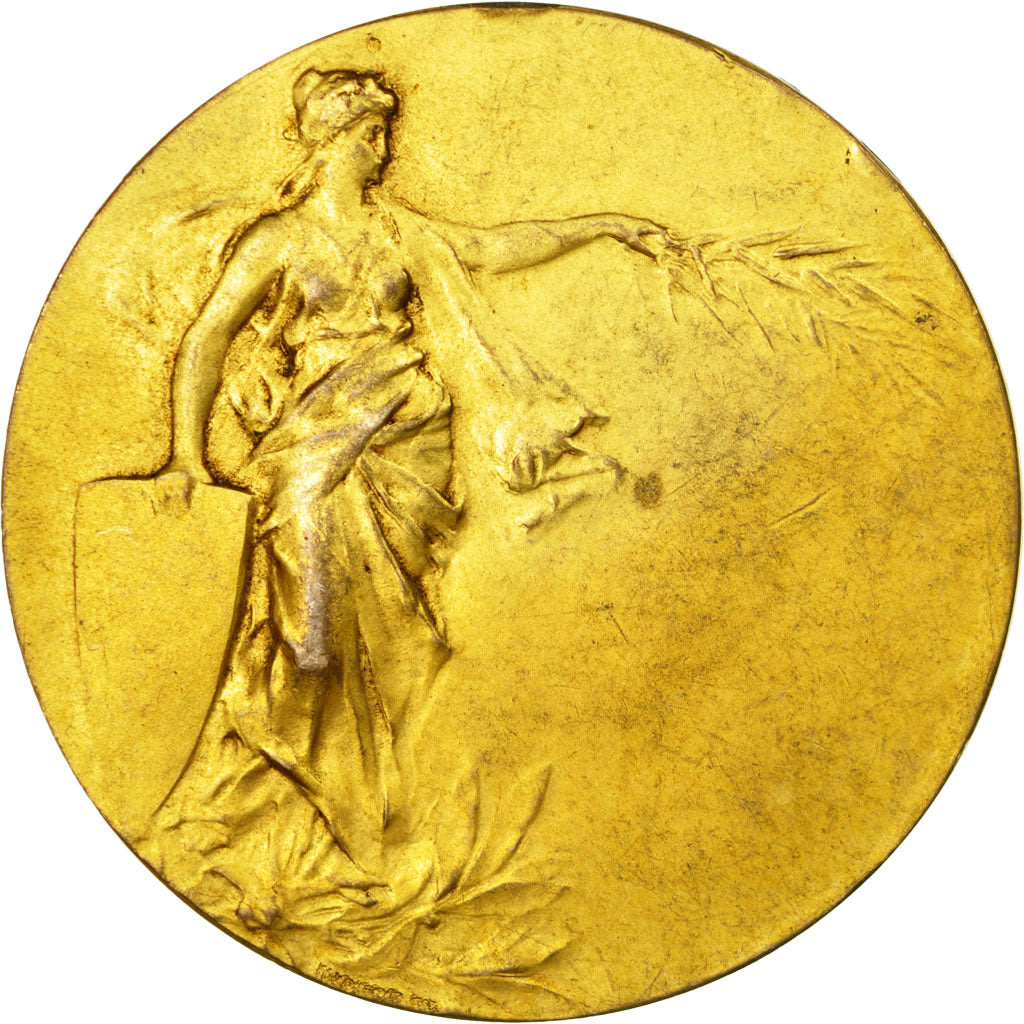 Frankrijk, Medaille, Société Canine de Picardie, FR+, Gilt Bronze