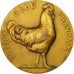 Francja, Medal, Aviculture, Sussex Club de France, Undated, Fath, AU(50-53)