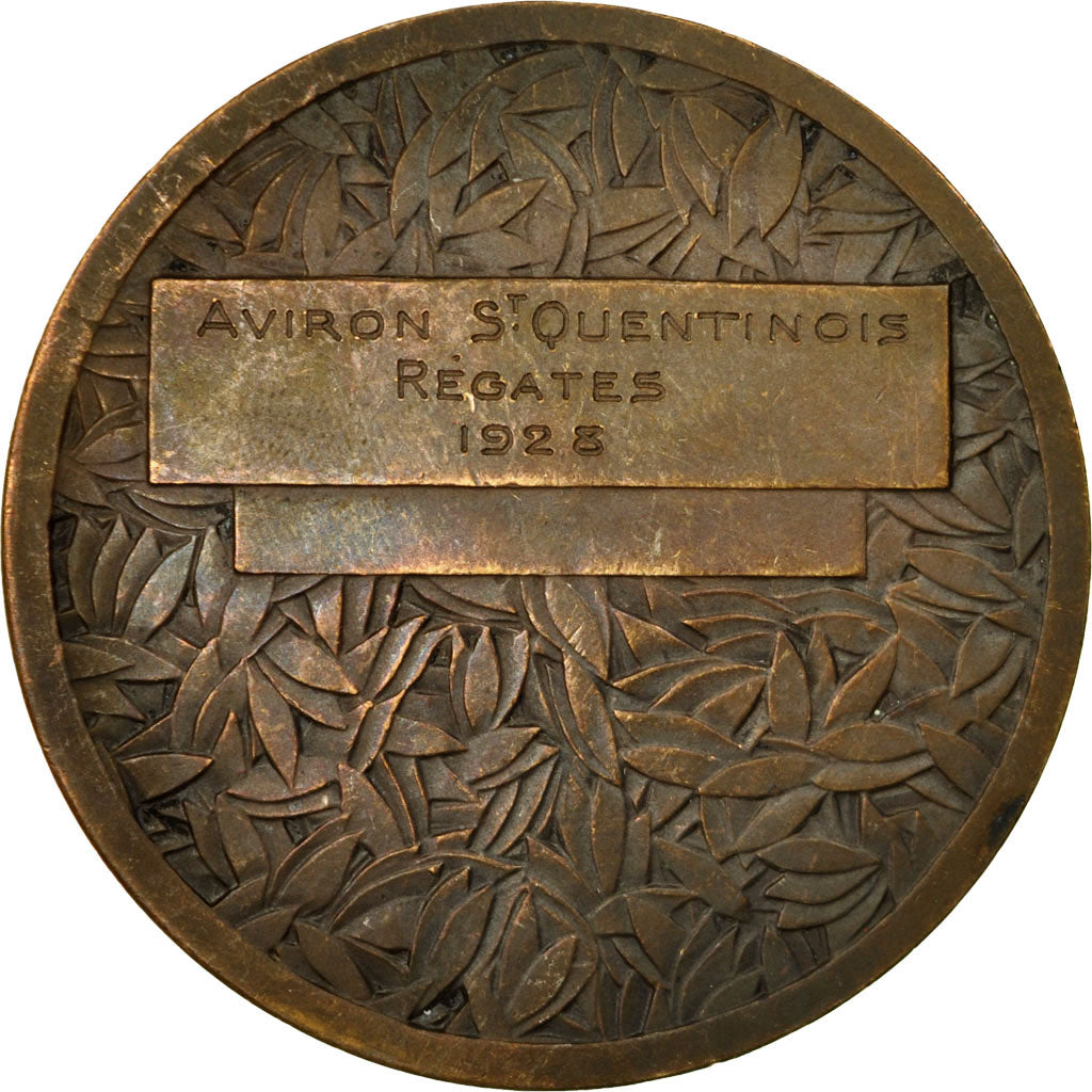 Frankreich, Medaille, Sport, Aviron Saint Quentinois, Régates, 1928, Fraisse